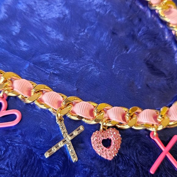 Betsey Johnson Valentine's or Any Day Charm Necklace - NWT - Picture 9 of 13